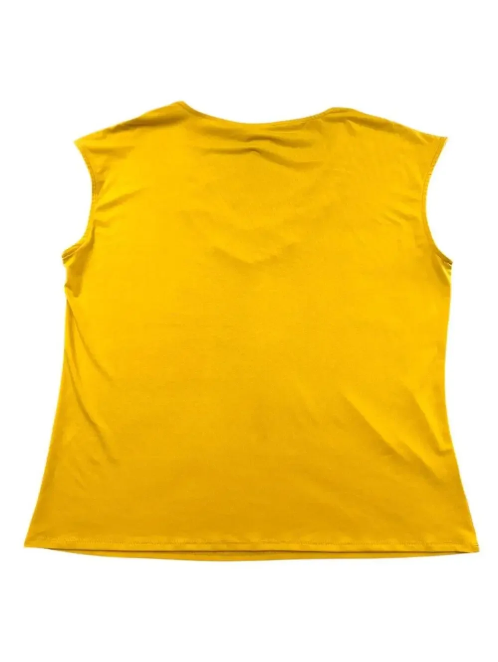 Carmen Marc Valvo Sleeveless Top With Metal Detailing - Picture 2 of 6